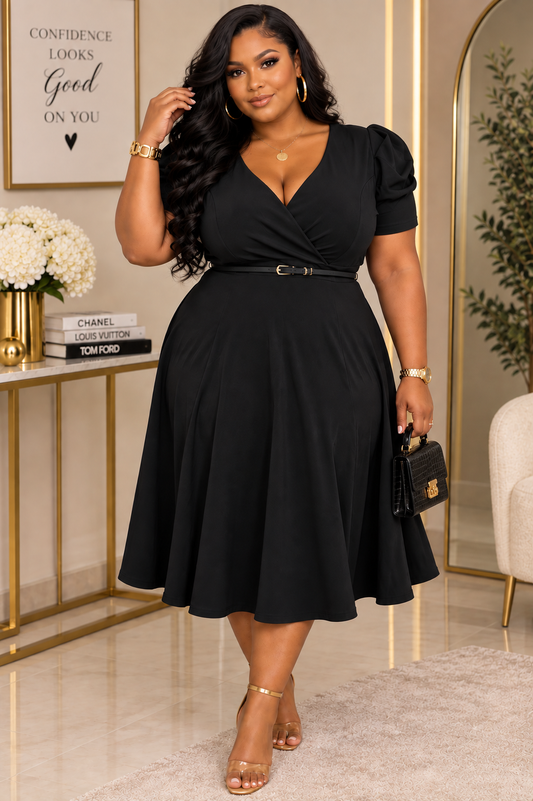 Signature Belted Dress