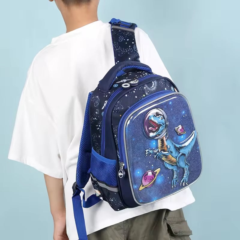 Dino in space backpack