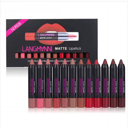 Langmanni Matte Lipstick (crayon)