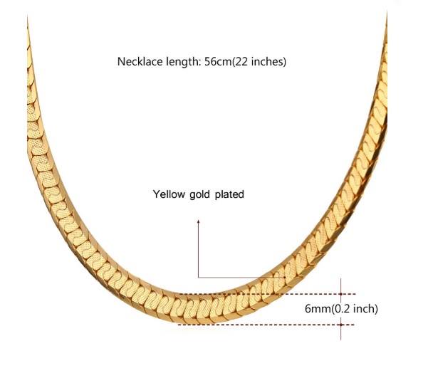 Flat link Chain