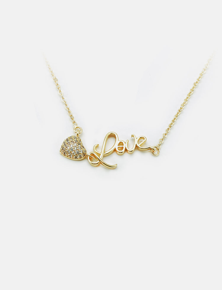 Love heart necklace